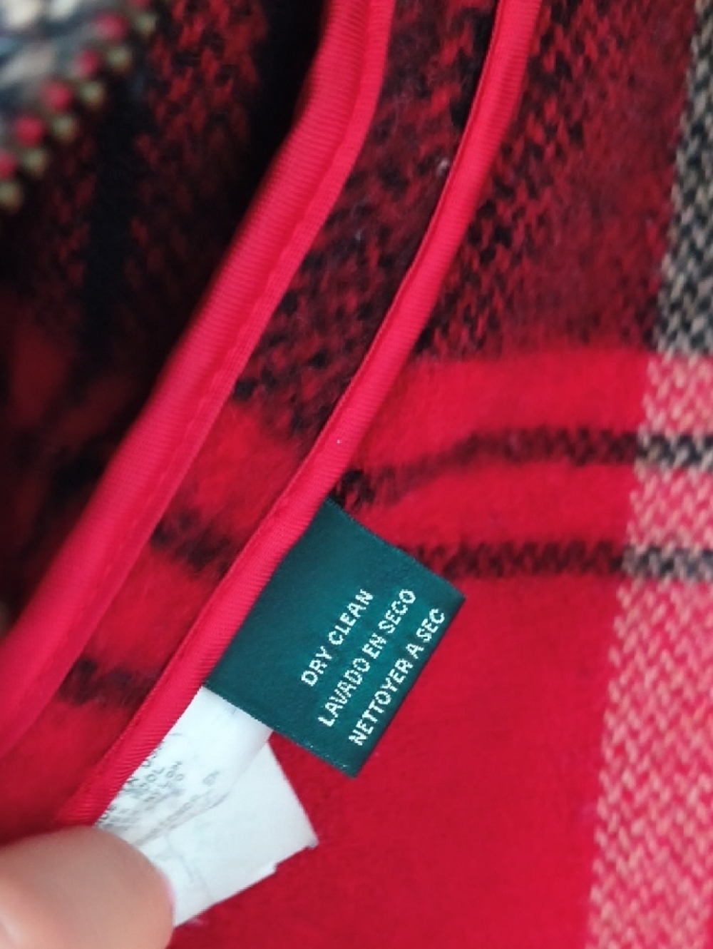 Ralph Lauren Vintage Red and Black Plaid Wool Chore Coat - Picture 9 of 9